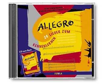 CD Heinz Lemmermann Allegro 26 Lieder zum Kennenlernen CD zum Buch