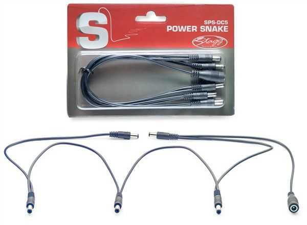 Stagg Power Snake Verteilerkabel für 5 Effekte SPS-DC5