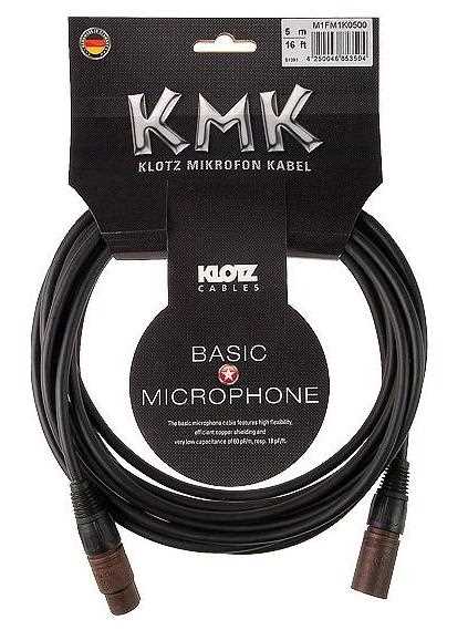 Klotz M1FM1K0500 Mikrofonkabel 5m