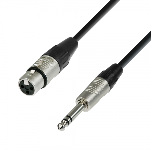 ah Cables - Kabel XLR-female auf Klinke-sym. (3m)