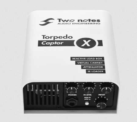 Two Notes Torpedo Captor X Loadbox Attenuator Speakersim DI-Box