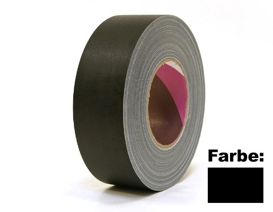 Gaffa-Tape schwarz Gerband 50m