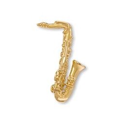 Anstecker Tenor-Saxophon klein vergoldet