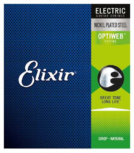 Elixir 19077 Optiweb Light-Heavy 010-052 E-Gitarre Saitensatz