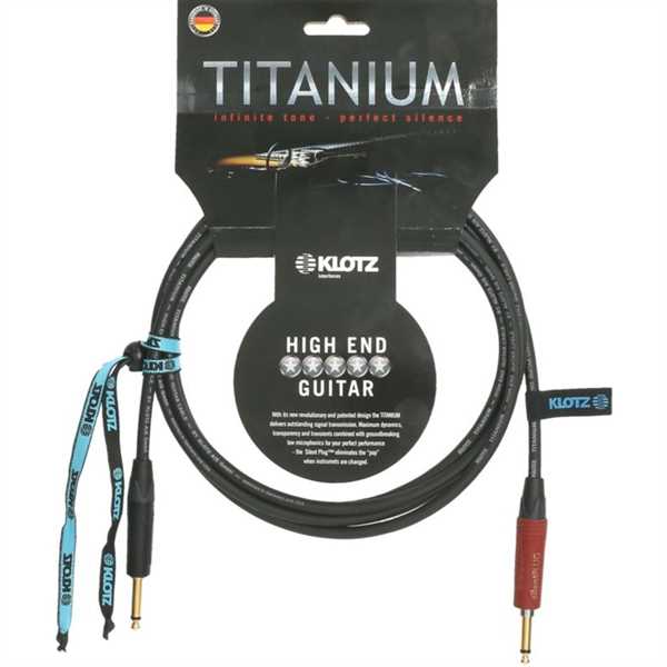 Klotz Titanium TI-0600PSP Instrumentenkabel