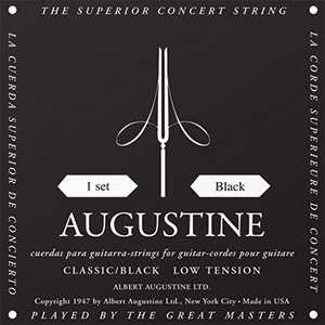 Augustine D4 schwarz (soft tension) Einzelsaite für Konzertgitarre