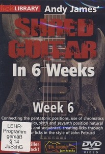 James Shred Guitar 6 Weeks WK 6 DVD
