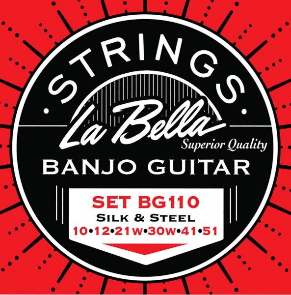 La Bella BG-110 LE Saitensatz für Gitarren-Banjo Loop End