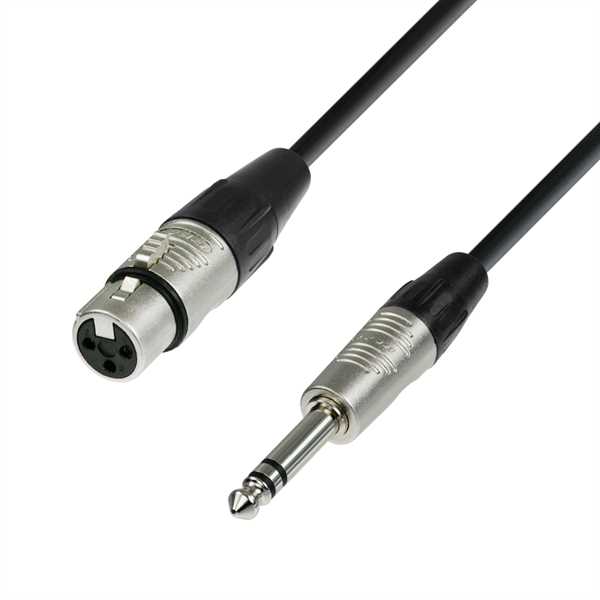 ah Cables - Kabel XLR-female auf Klinke-sym. (0,3m)