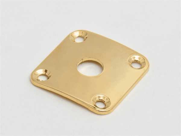 Göldo JLP0G Buchsenplatte, 4-lochig - Metall, gold