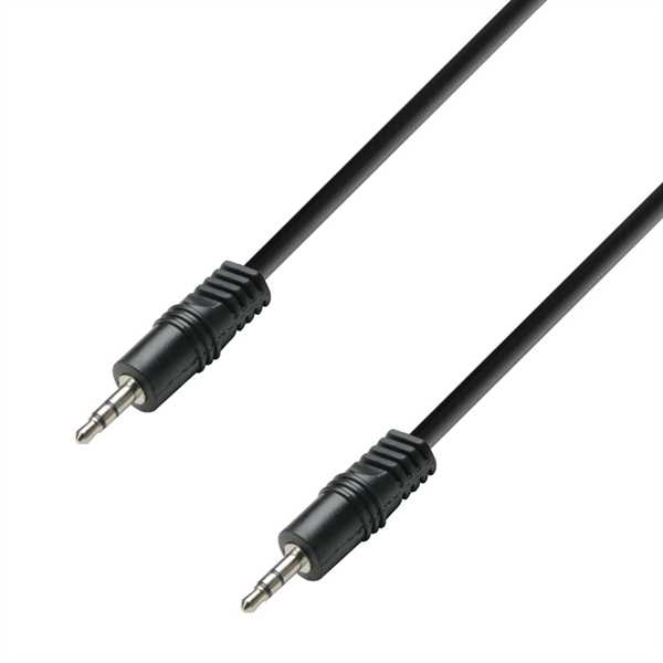 Adam Hall Cables 3-Star K3BWW0150 3,5 mm Stereo-Klinke auf 3,5 mm Stereo-Klinke 1,5 m