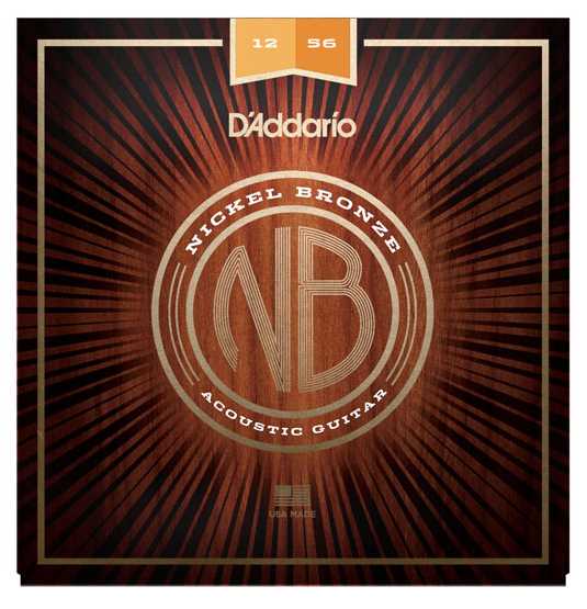 D&#039;Addario NB1256 Nickel-Bronze Westerngitarrensaiten 012-056