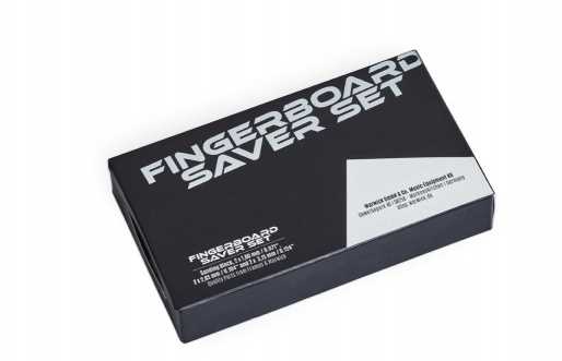 RockCare Fingerboard Saver Set for narrow, medium and jumbo frets 2 pcs of each + Sanding Block